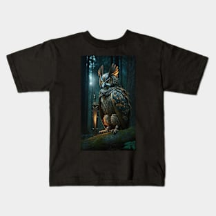 The Medieval Owl Kids T-Shirt